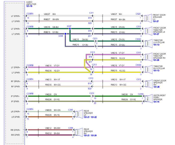 02 gt mustang rear deck speaker mach wiring diagram