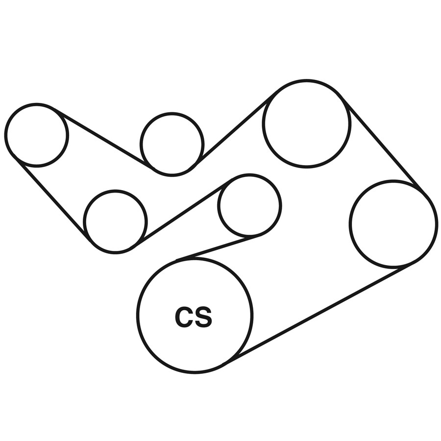 03 Ford Taurus Belt Routing