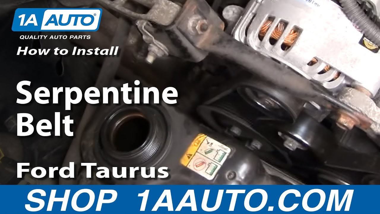 03 ford taurus belt routing