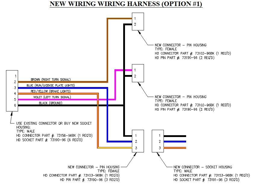 09 sportster front blinker plug wiring diagram