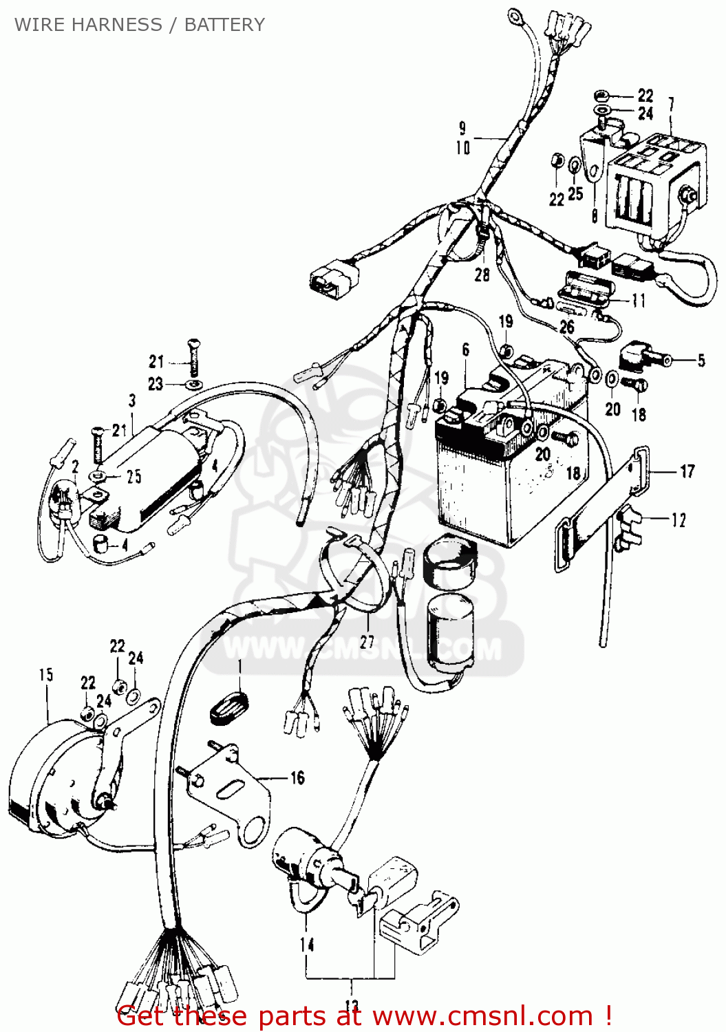 100cc honda dirt bike 1977 wiring diagram