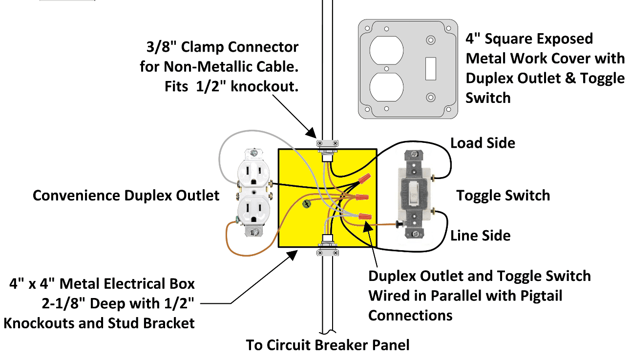 115v swamp cooler electrical plug junction box wiring diagram