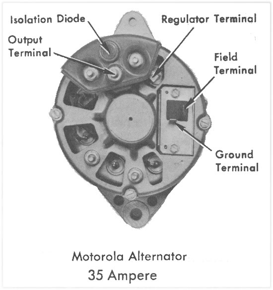 12v motorola alternator wiring diagram