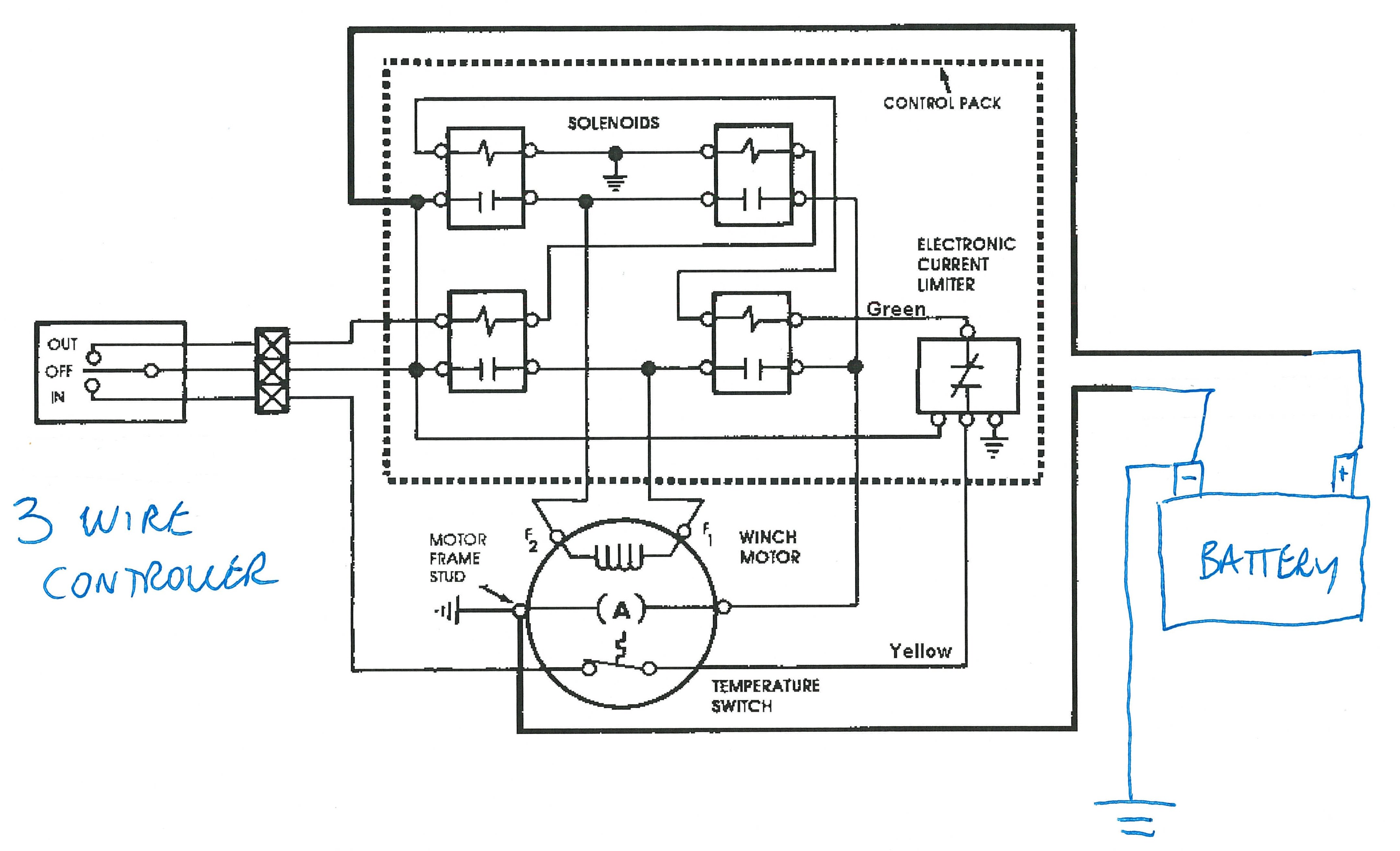 12volt wireless winch remote wiring diagram