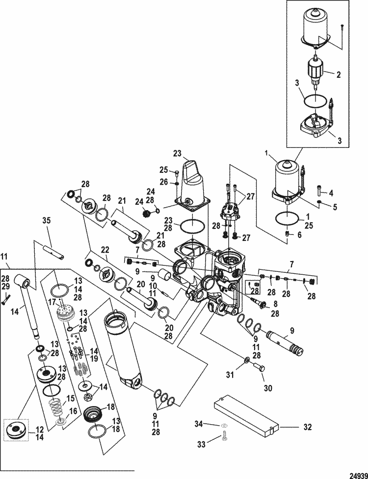 Mercury Outboard Trim Pump Wiring Diagram - MILOICEKAW119