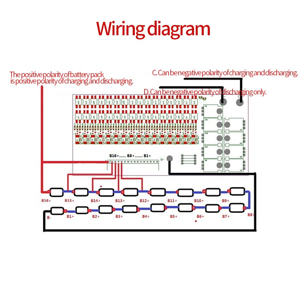 16s lifepo4 bms wiring diagram