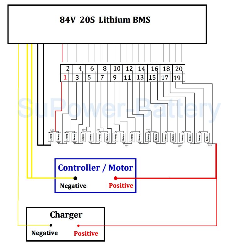 16s lifepo4 bms wiring diagram