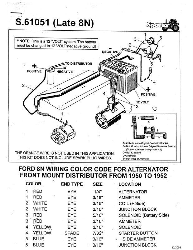 1948 ford 8n tractor wiring diagram