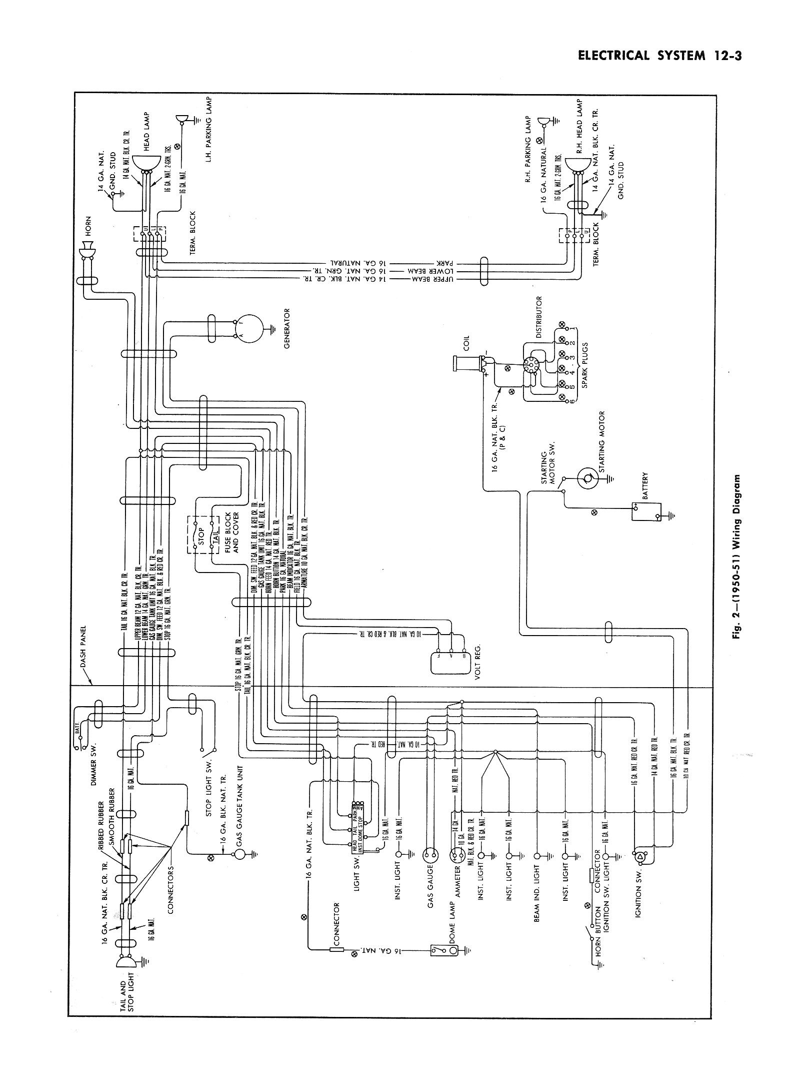 1950 fleetline rear lights wiring diagram