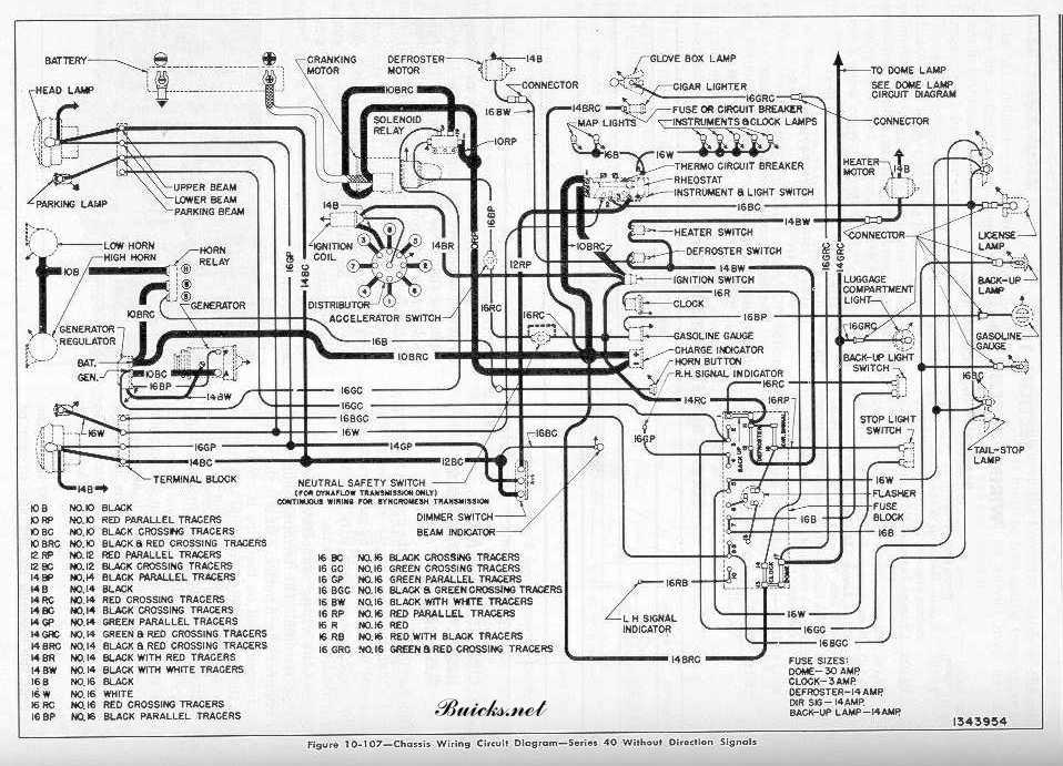 1952 buick special wiring diagram ignition