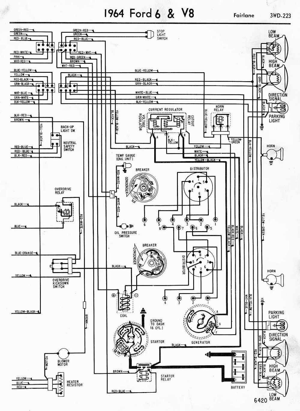 1955 ford customline wiring diagram