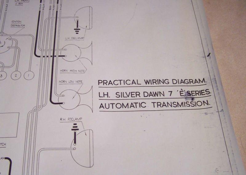1957 rolls royce tail light wiring diagram