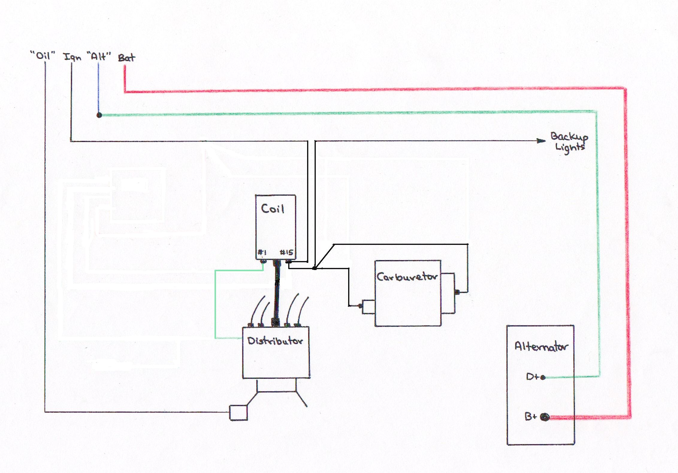 1963 vw 1600 alternator wiring diagram on dune buggy