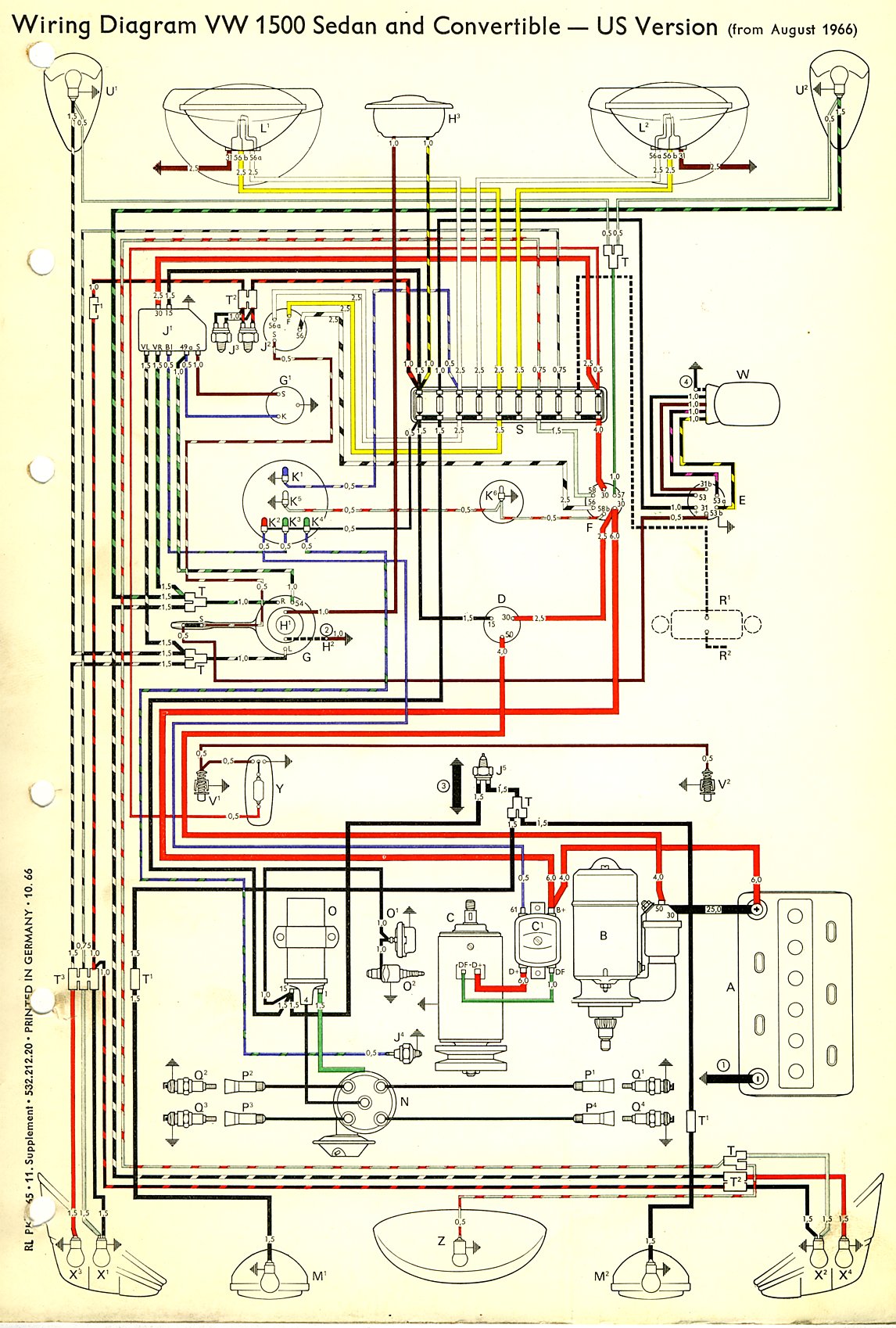 1963 vw 1600 alternator wiring diagram on dune buggy