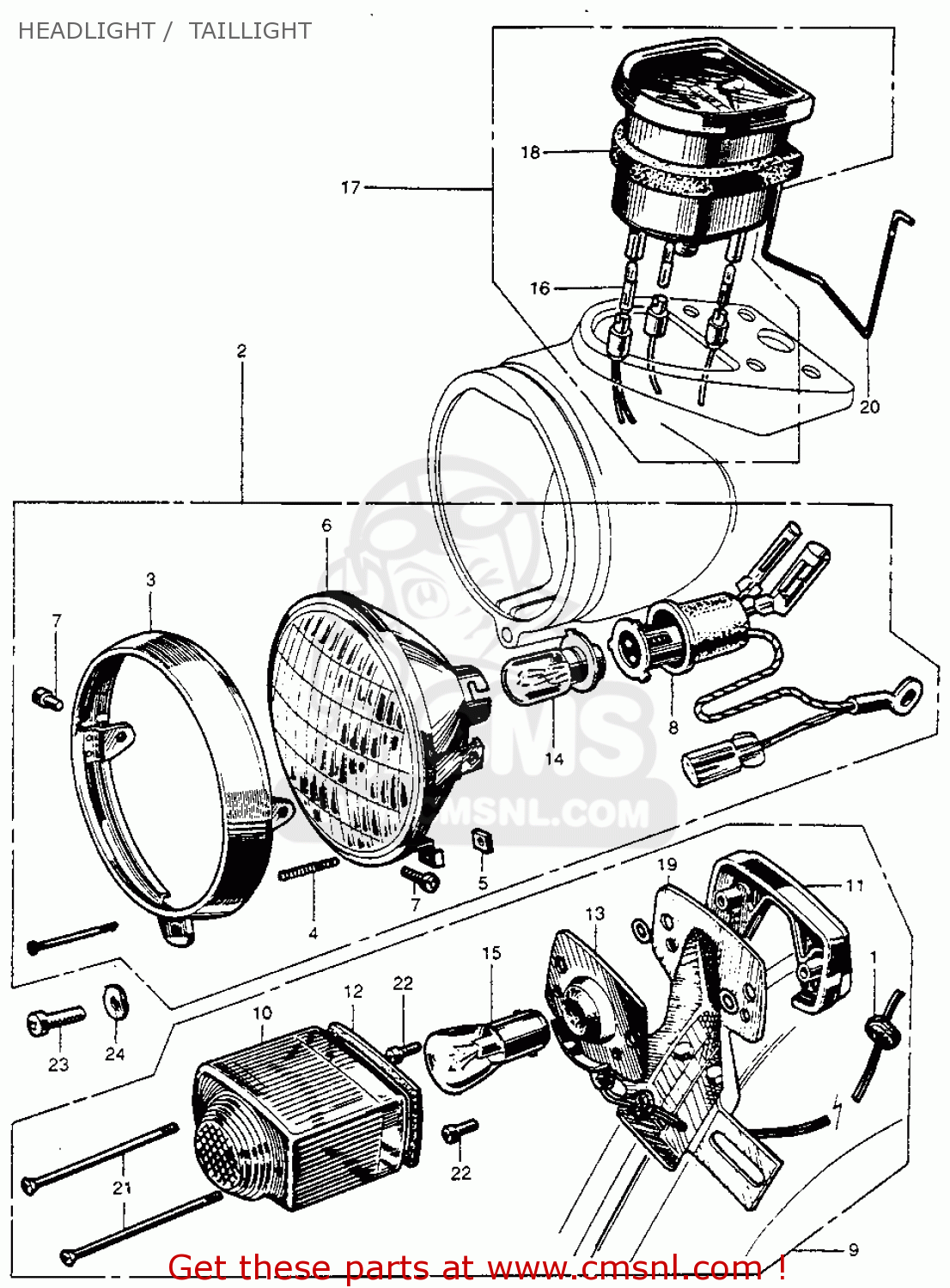 1964 Honda Ct200 Trail90 Wiring Diagram