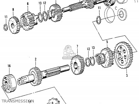 1964 honda ct200 trail90 wiring diagram