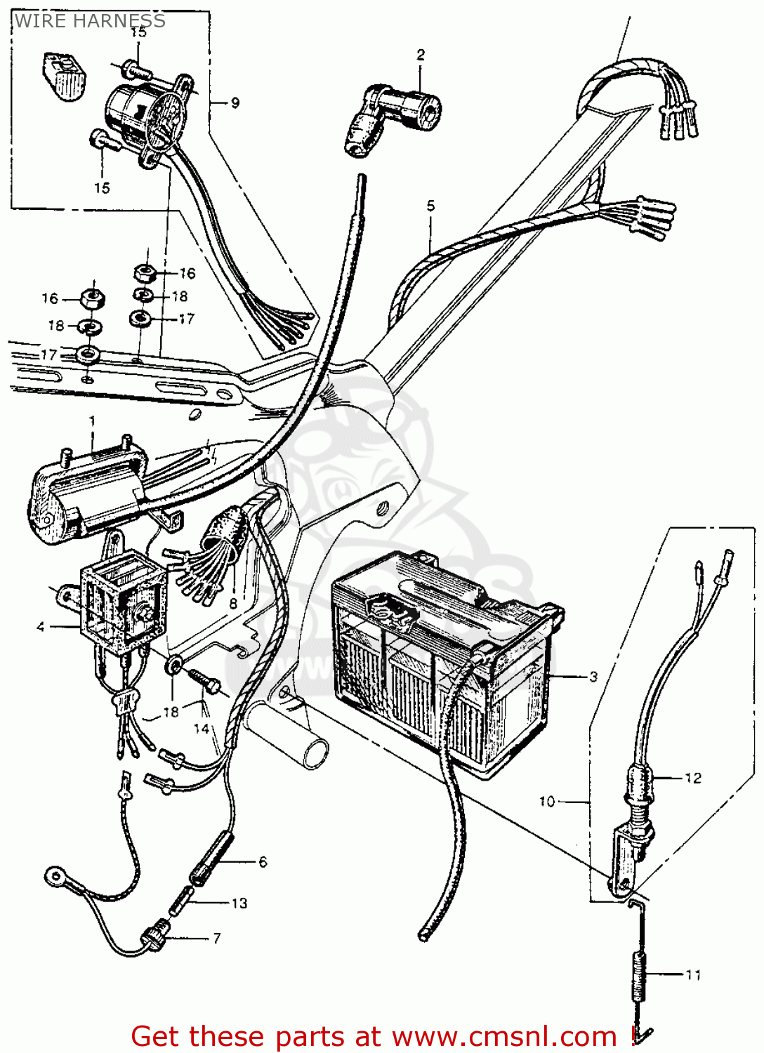 1964 Honda Ct200 Trail90 Wiring Diagram