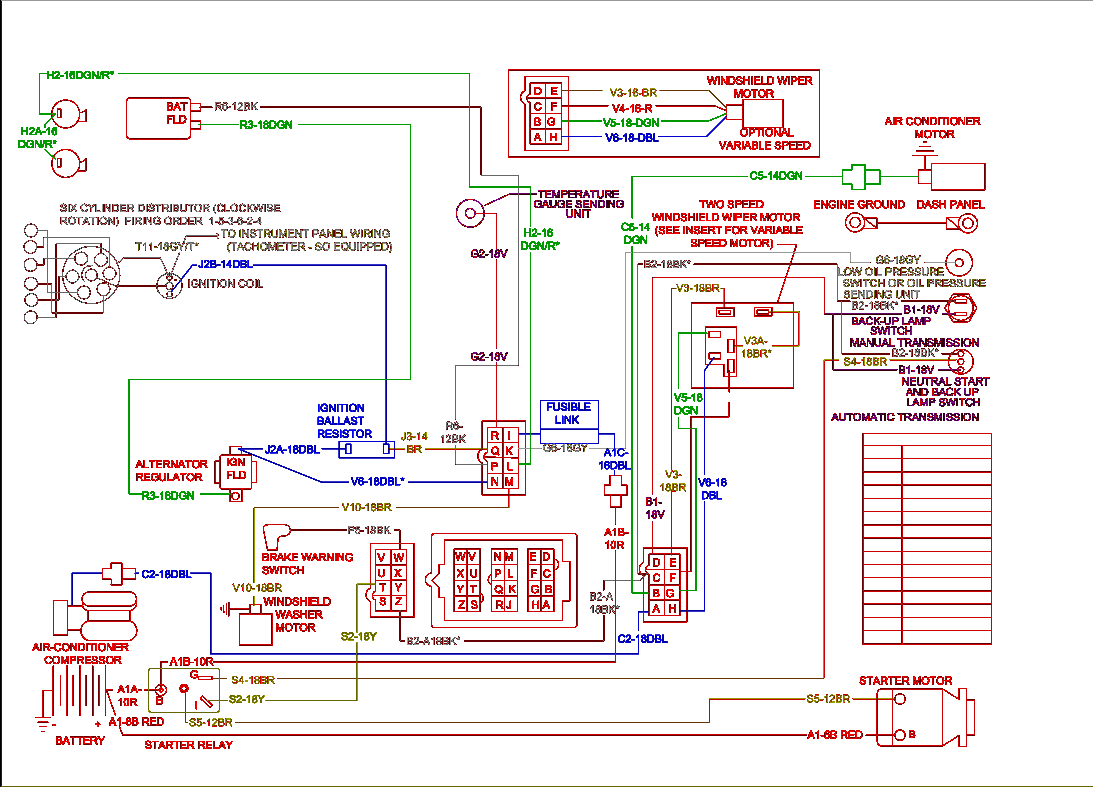 1965 dodge d300 wiring diagram