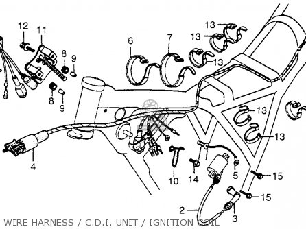 1965 honda c100 wiring diagram