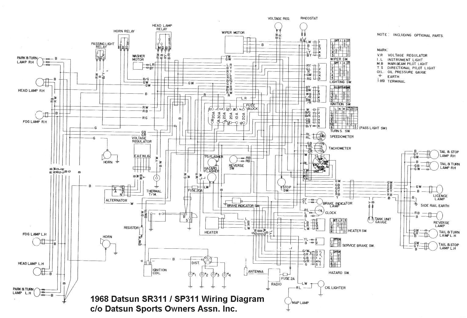 1966 datsun 1600 wiring diagram