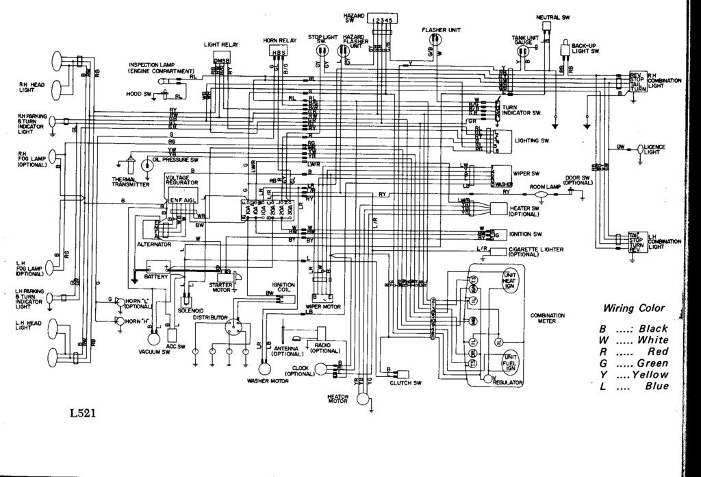 1966 datsun 1600 wiring diagram