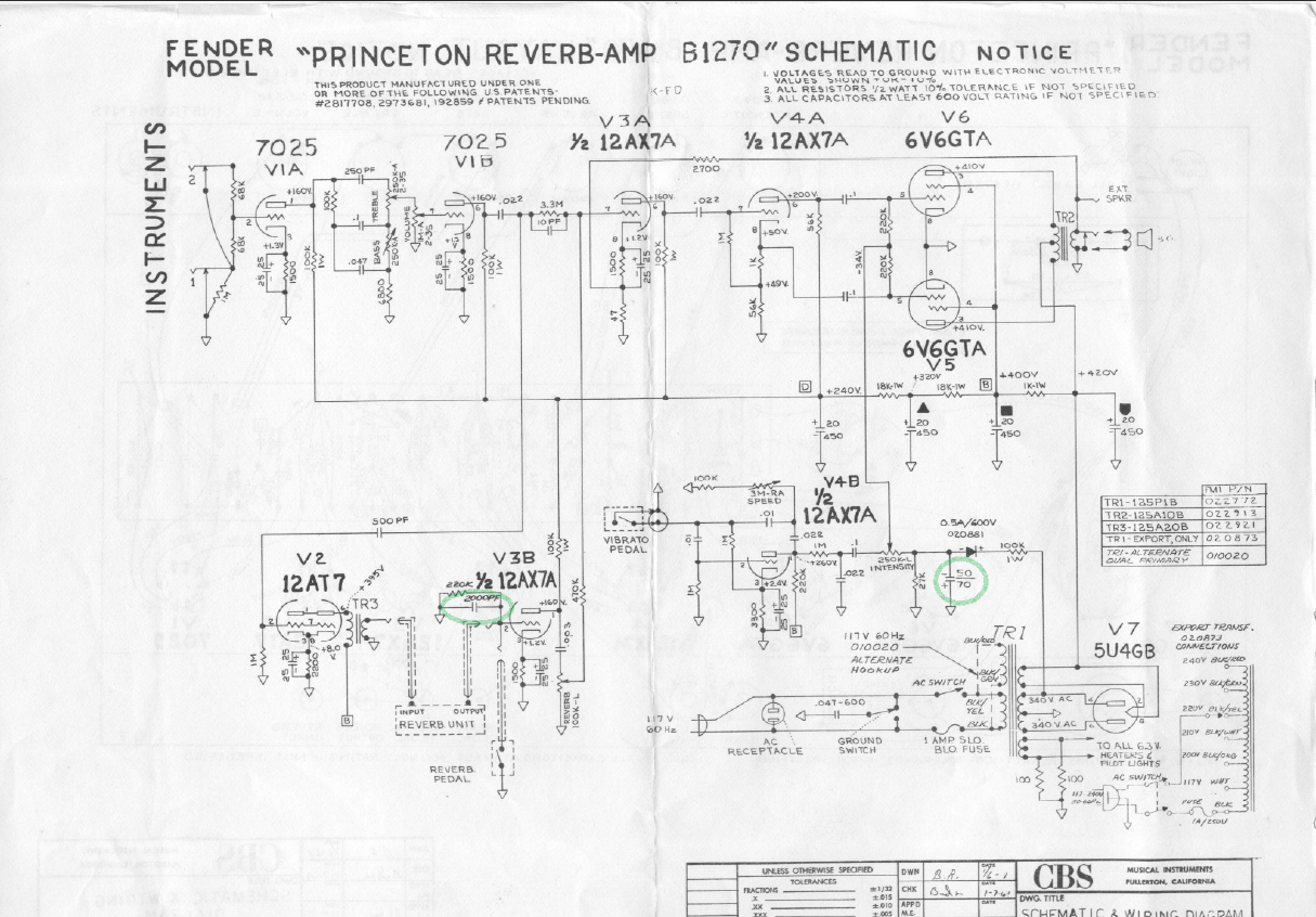 1966 fender princeton wiring diagram