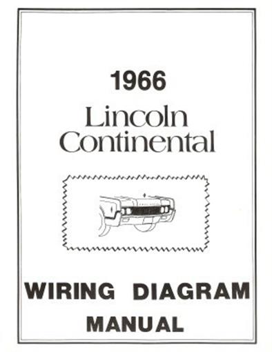 1966 lincoln continental convertible wiring diagram
