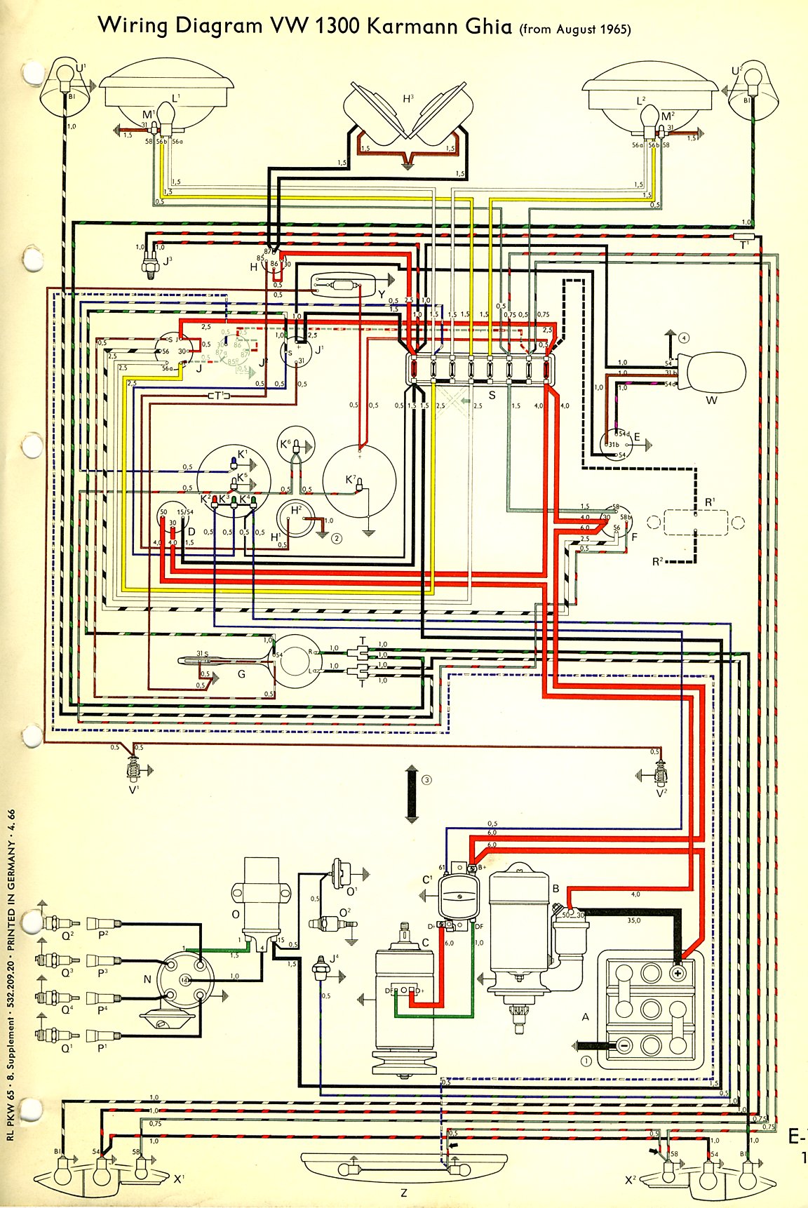 1967 karmann ghia wiring diagram