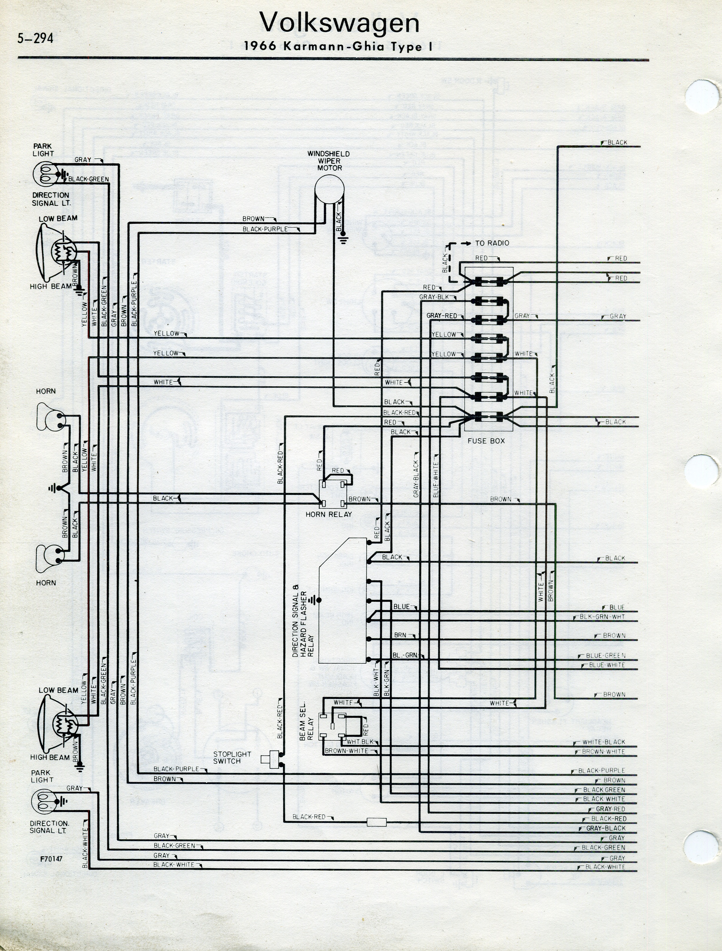 1967 karmann ghia wiring diagram