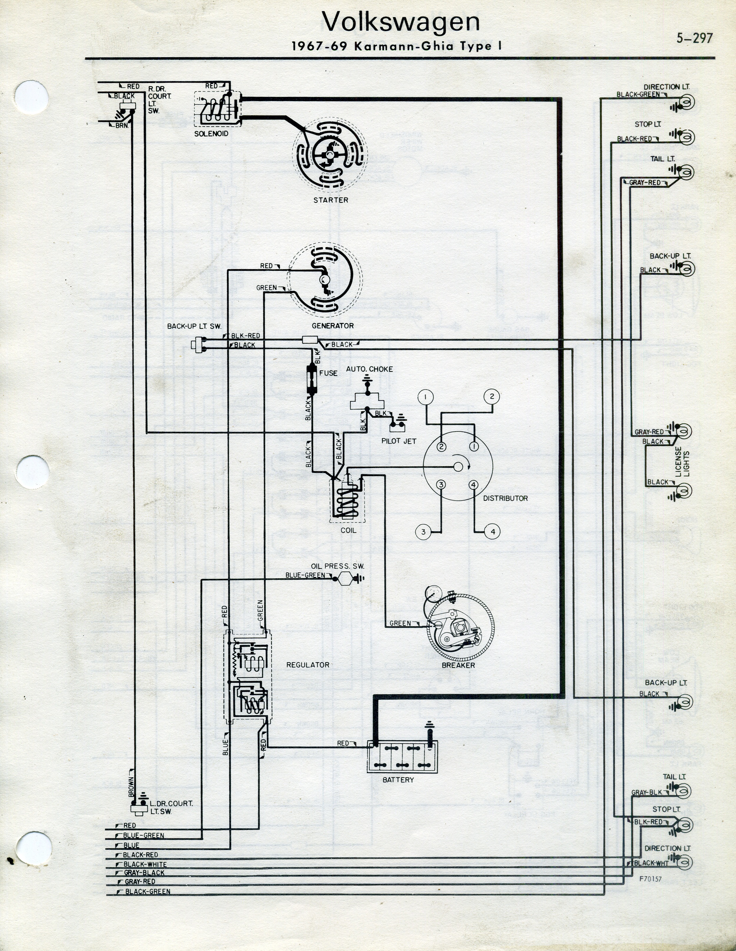 1967 karmann ghia wiring diagram