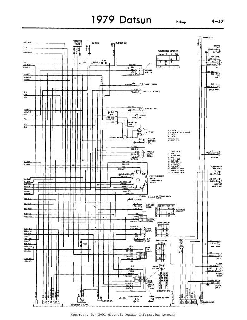 1969 datsun 521 wiring diagram