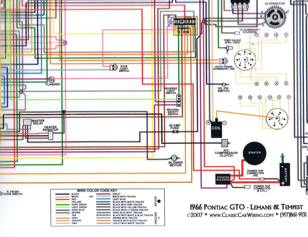 1970 gto gas gauge wiring diagram