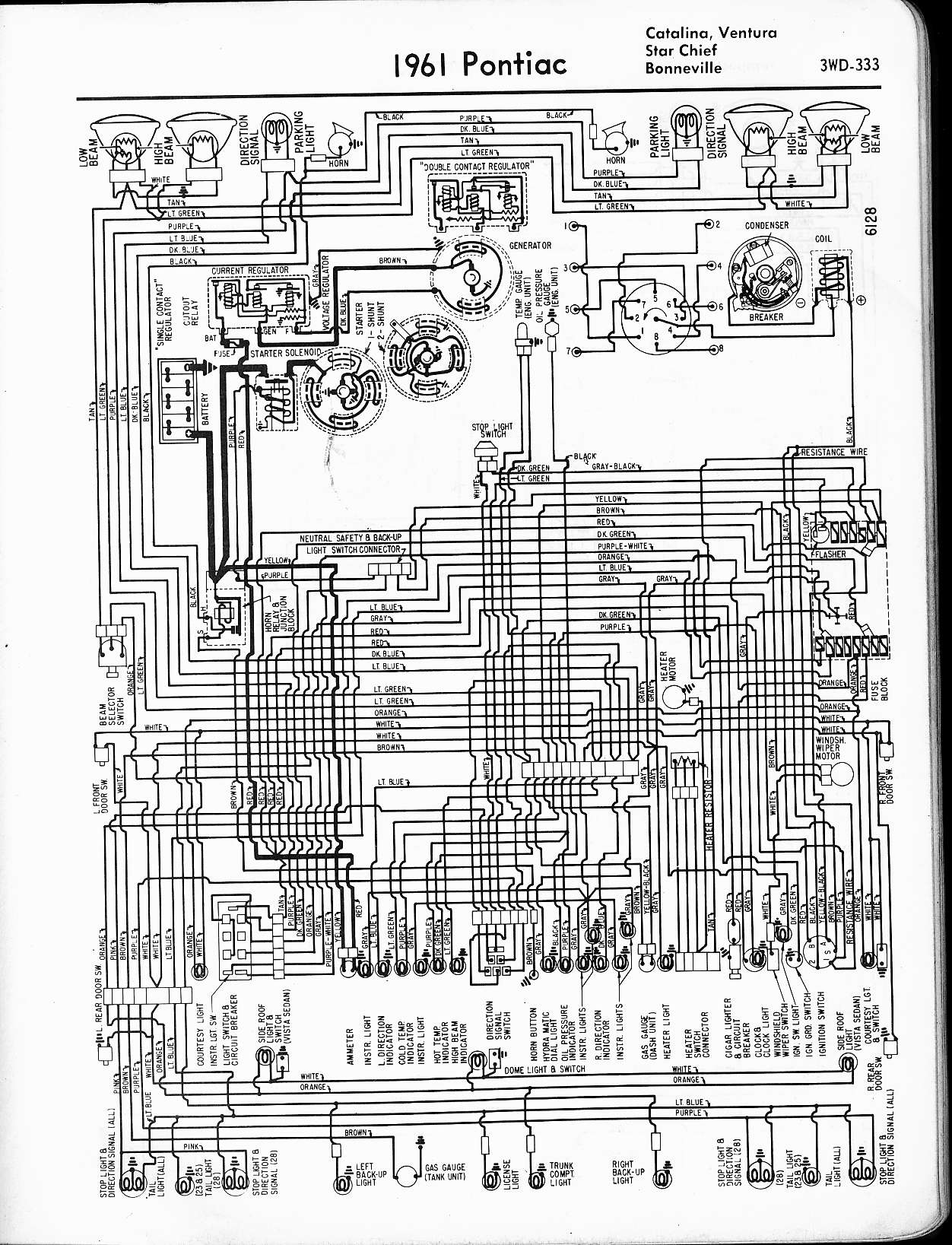 1970 pontiac lemans alternator wiring diagram