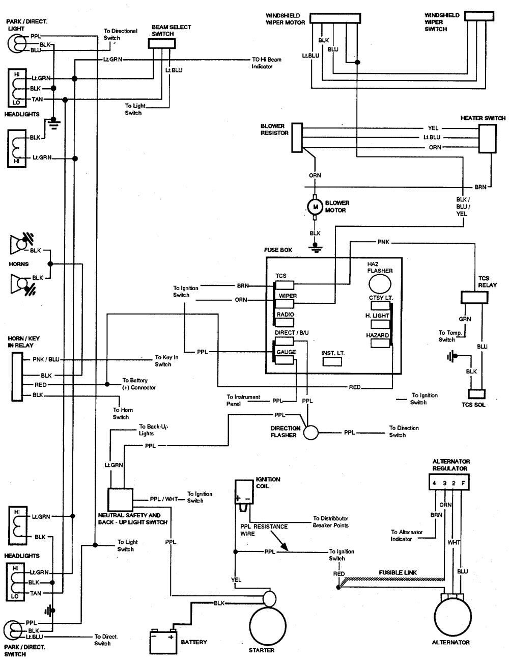 1971 chevelle wiring diagram tempwrature