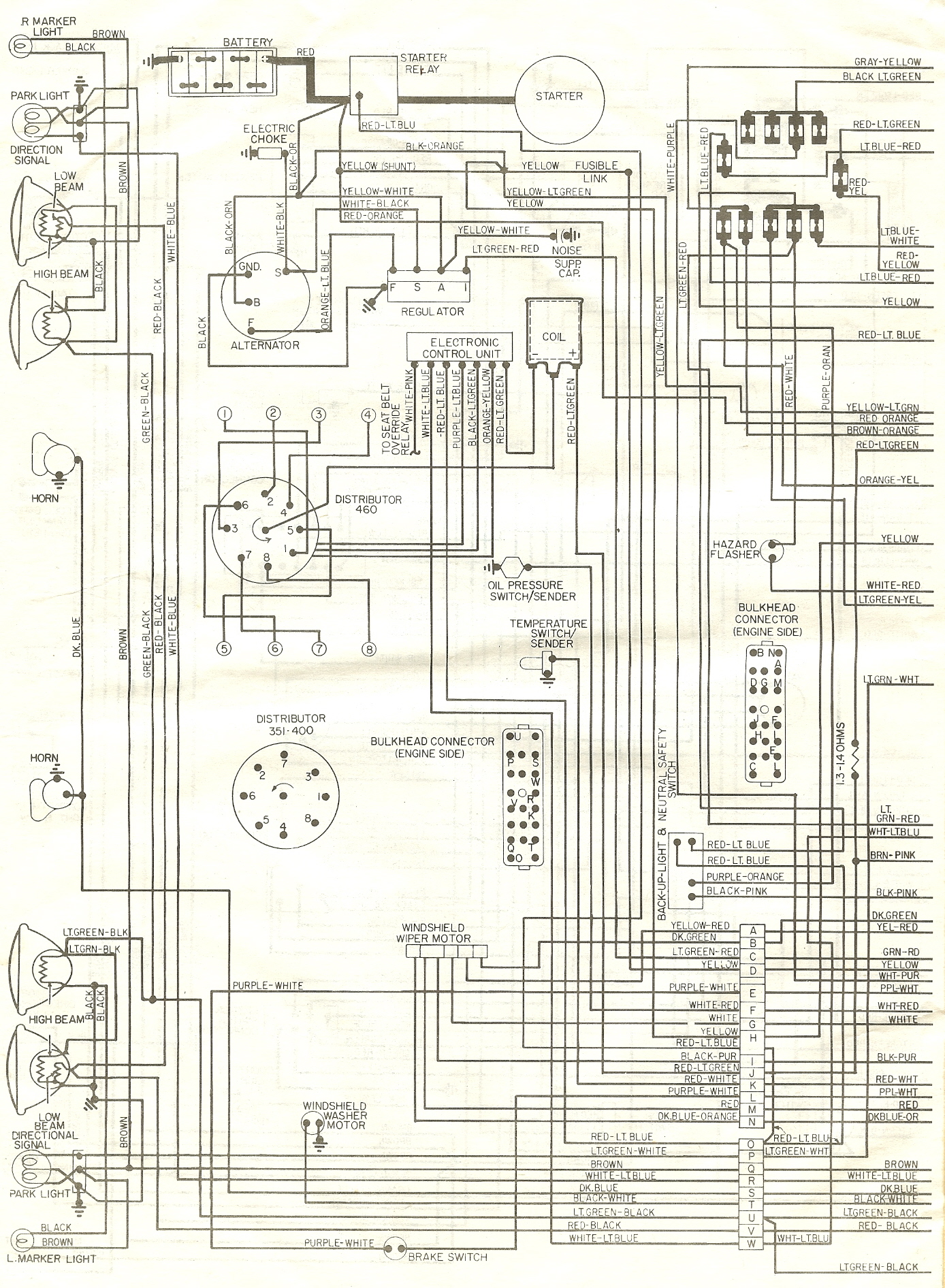 1974 Plymouth Duster Wiring Diagram