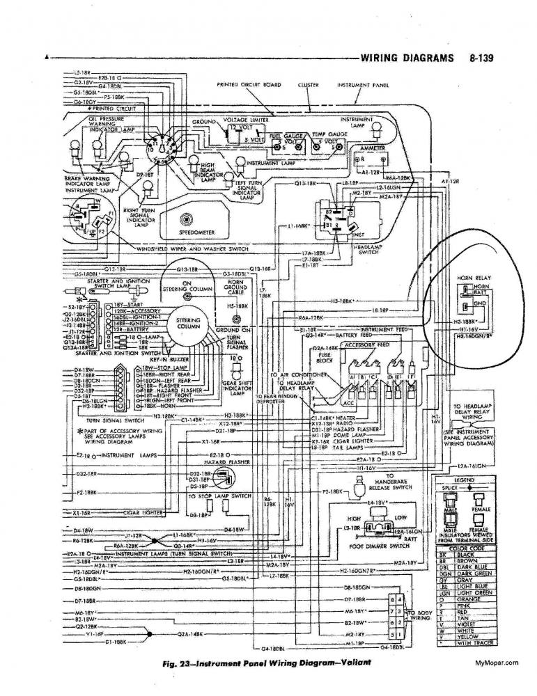 1974 roadrunner color schematic wiring diagram