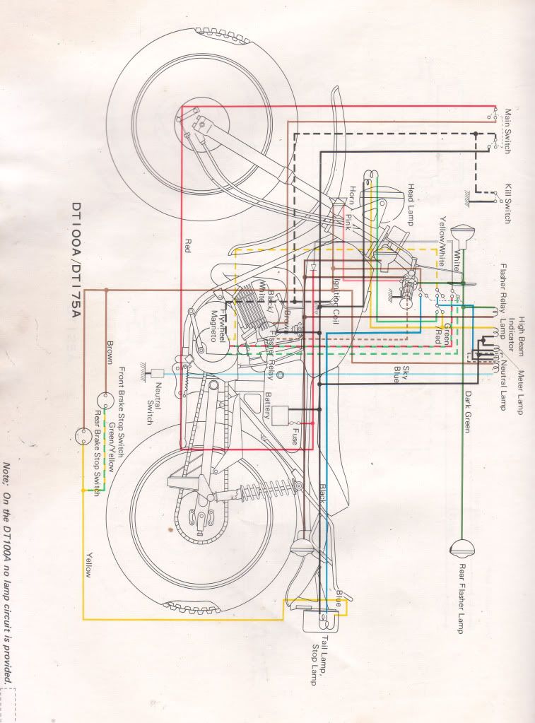 1974 yamaha dt175-a wiring diagram