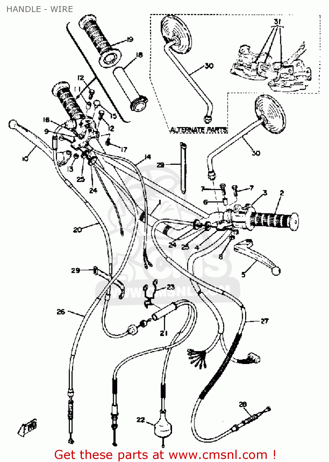 1974 yamaha ty250 wiring diagram