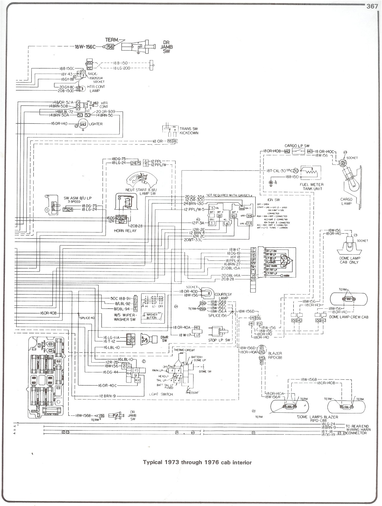 1975 chevy luv wiring diagram