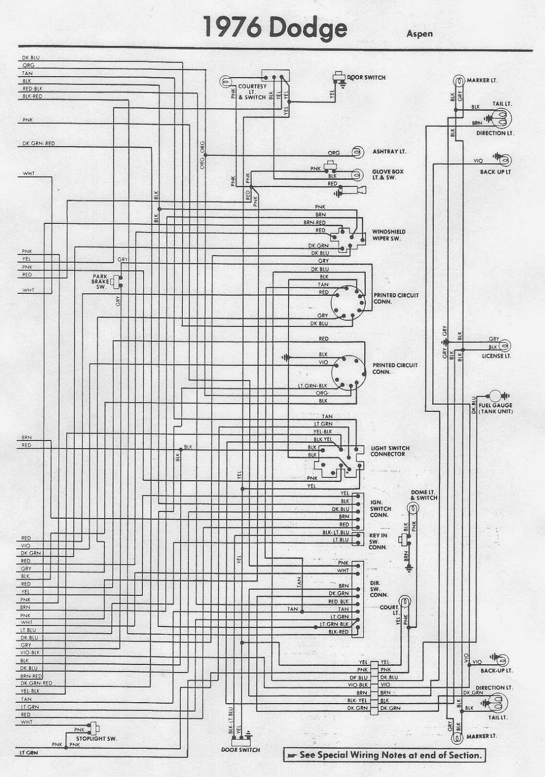 1976 dodge b300 wiring diagram