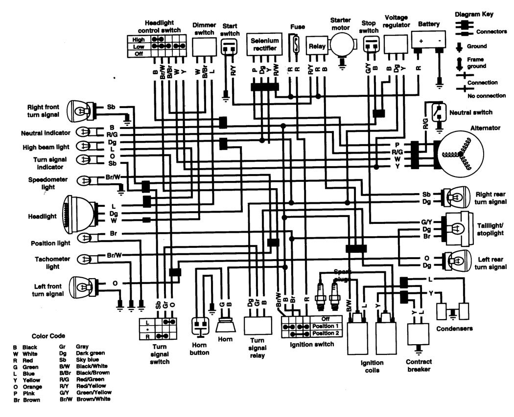 1976 yamaha dt175 wiring diagram