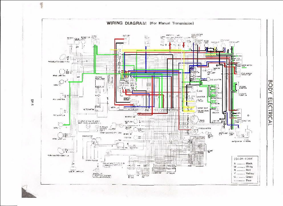 1978 datsun 280z wiring diagram