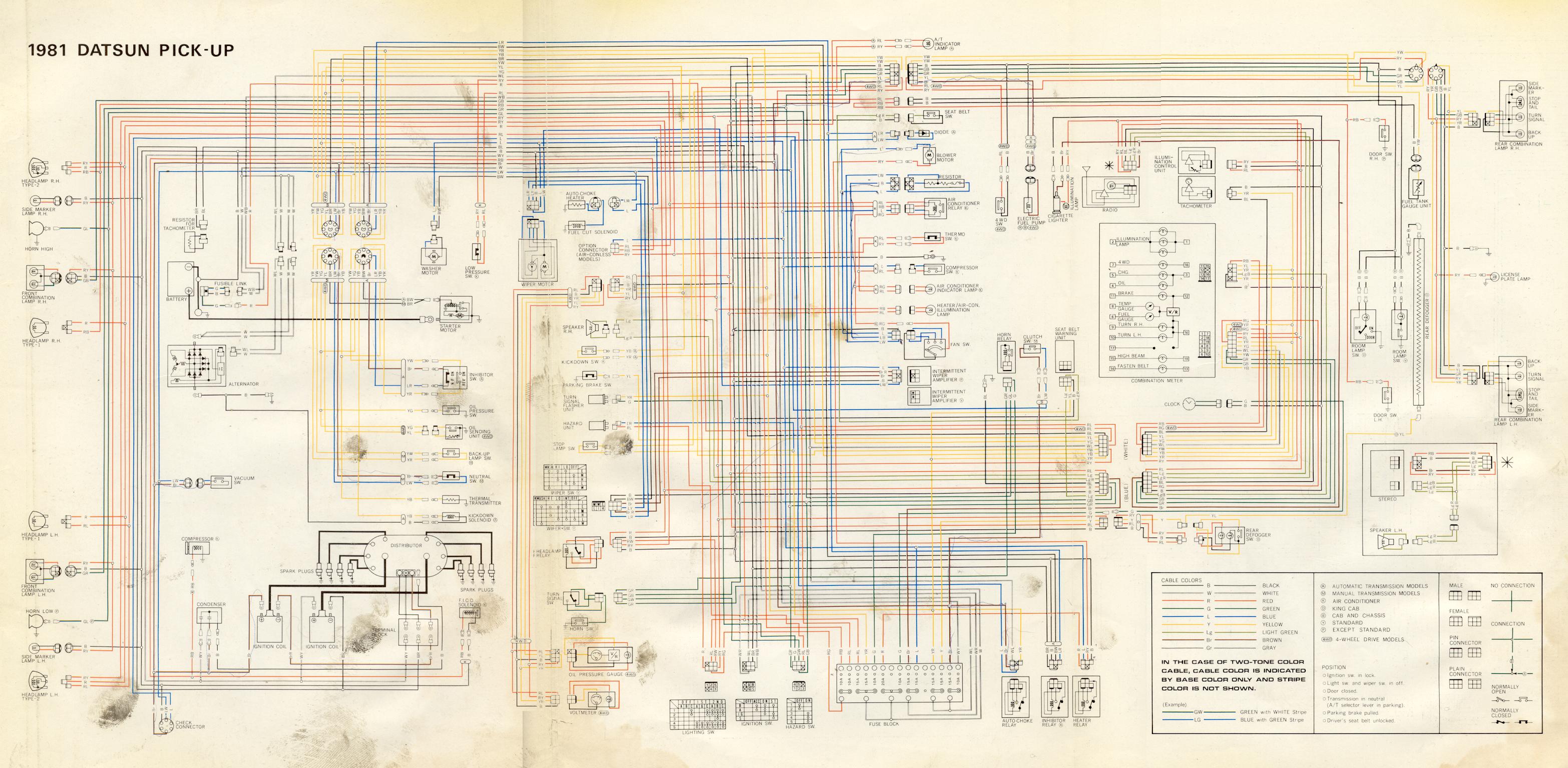 1978 datsun 280z wiring diagram