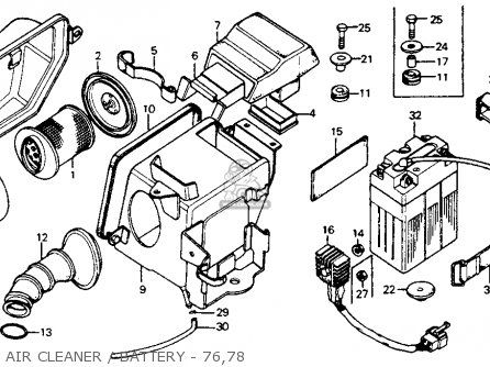 1978 honda cb125s wiring diagram