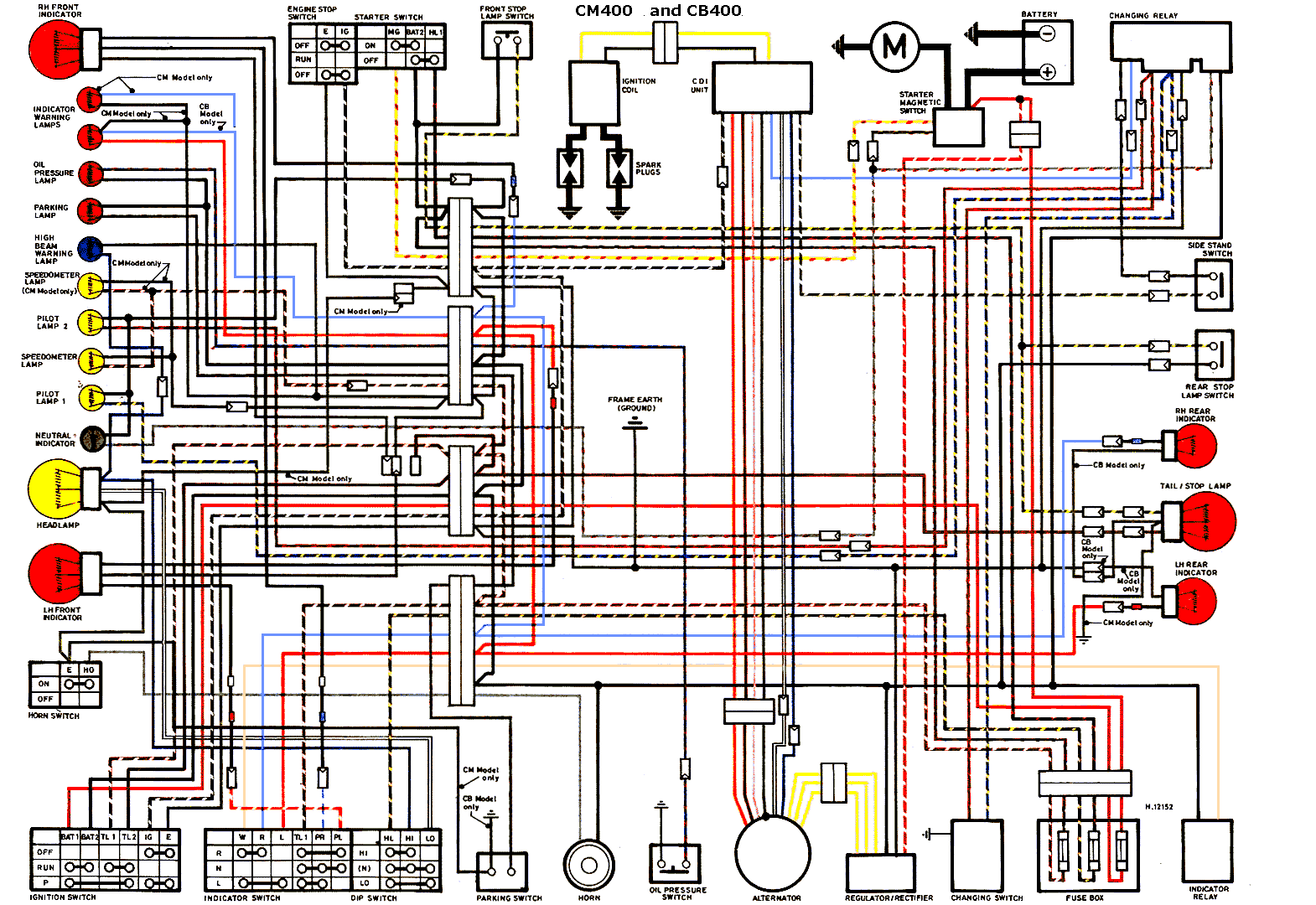 1978 honda cb400t wiring diagram