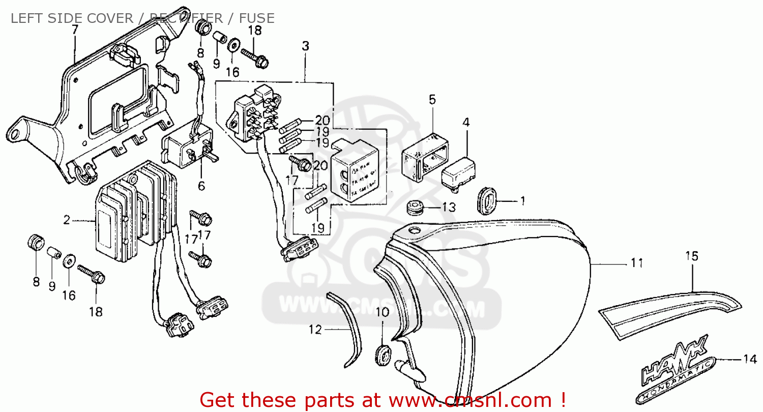 1978 honda hawk 1 cb400ti wiring diagram