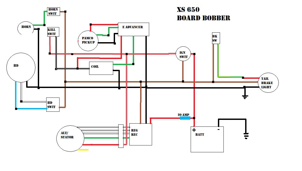 79 Xs 650 Wiring Diagram | Wire