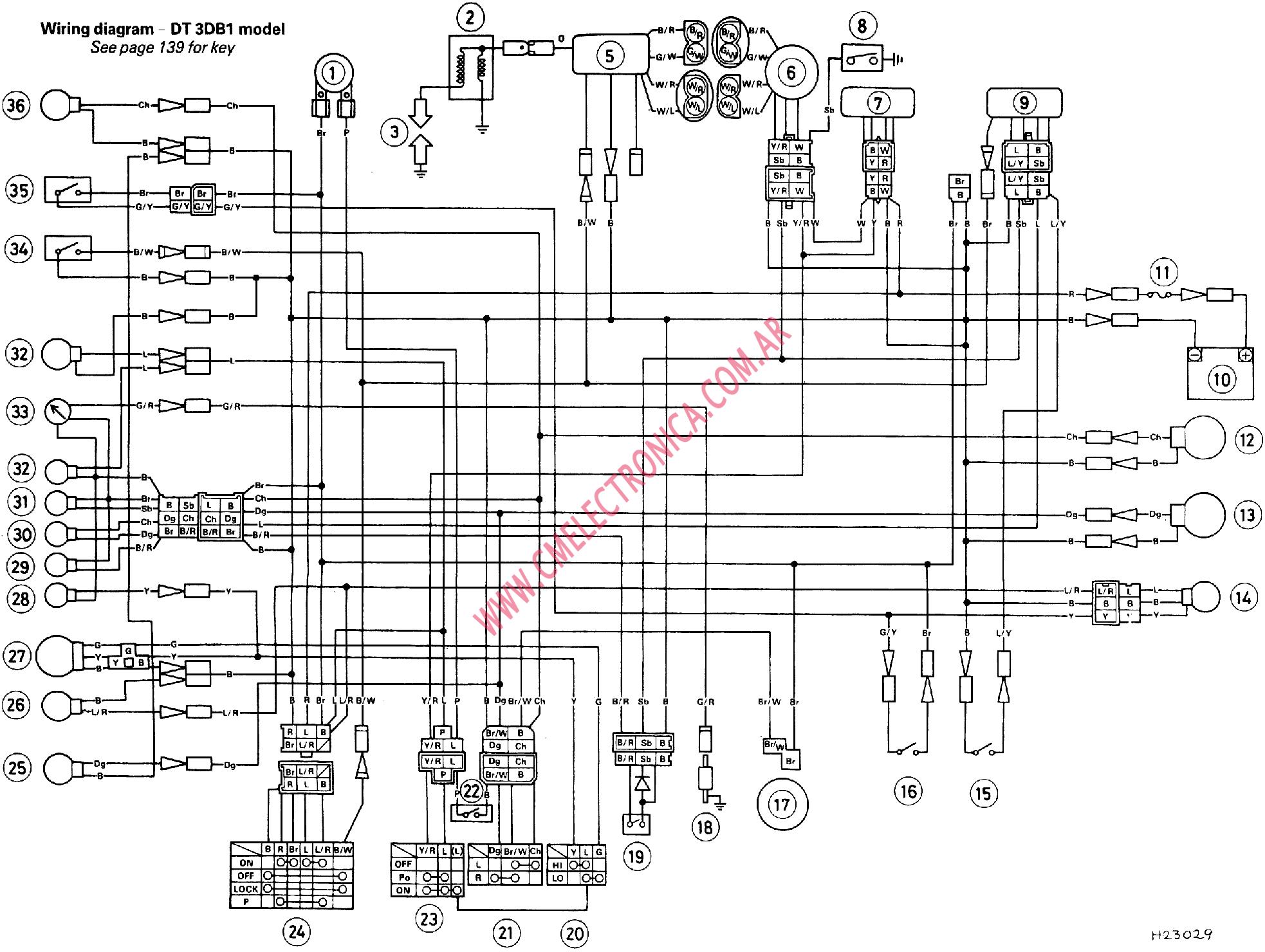 1978 yamaha xs650 wiring diagram