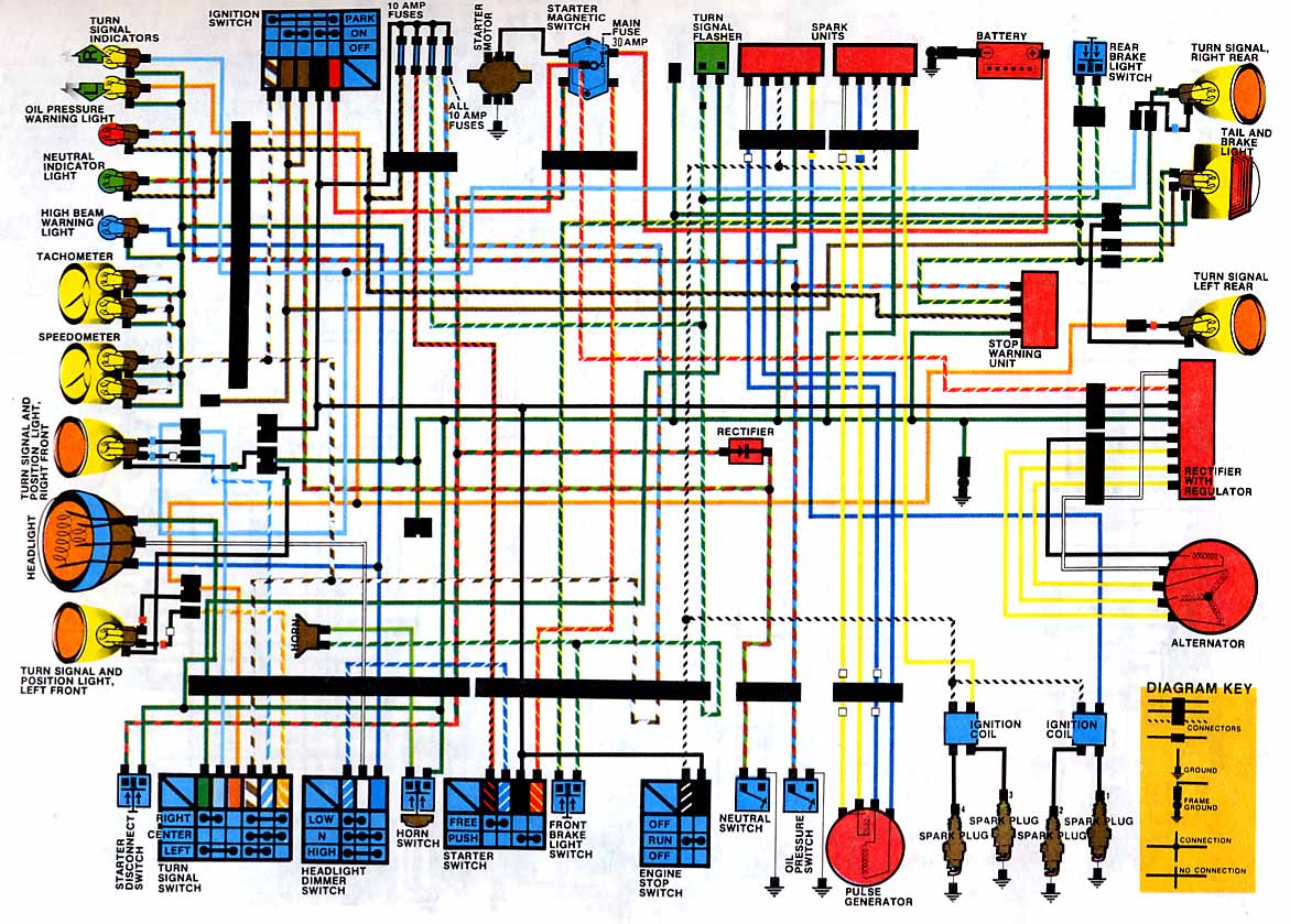 1978 yamaha xs750 wiring diagram