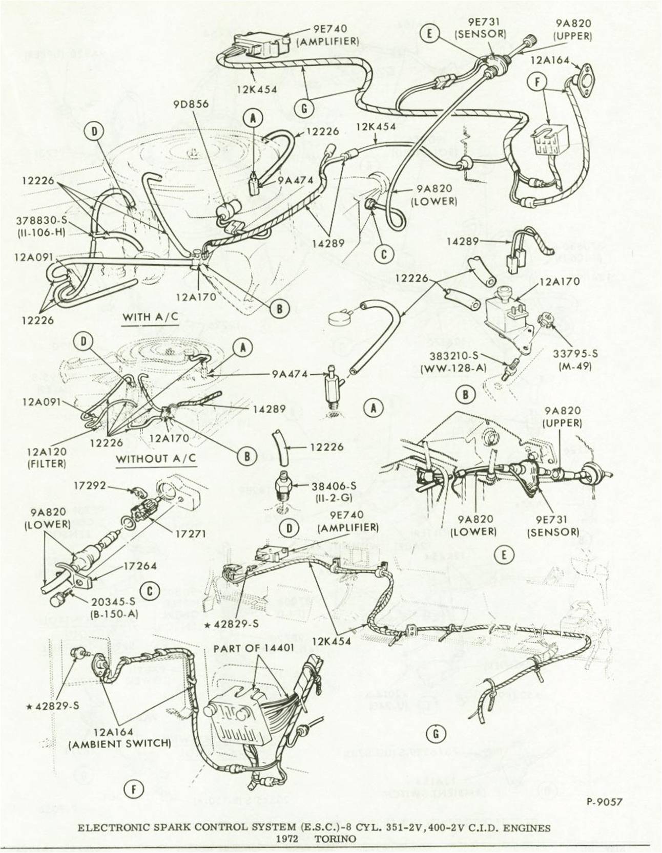 1979 ford 351m vacuum diagram